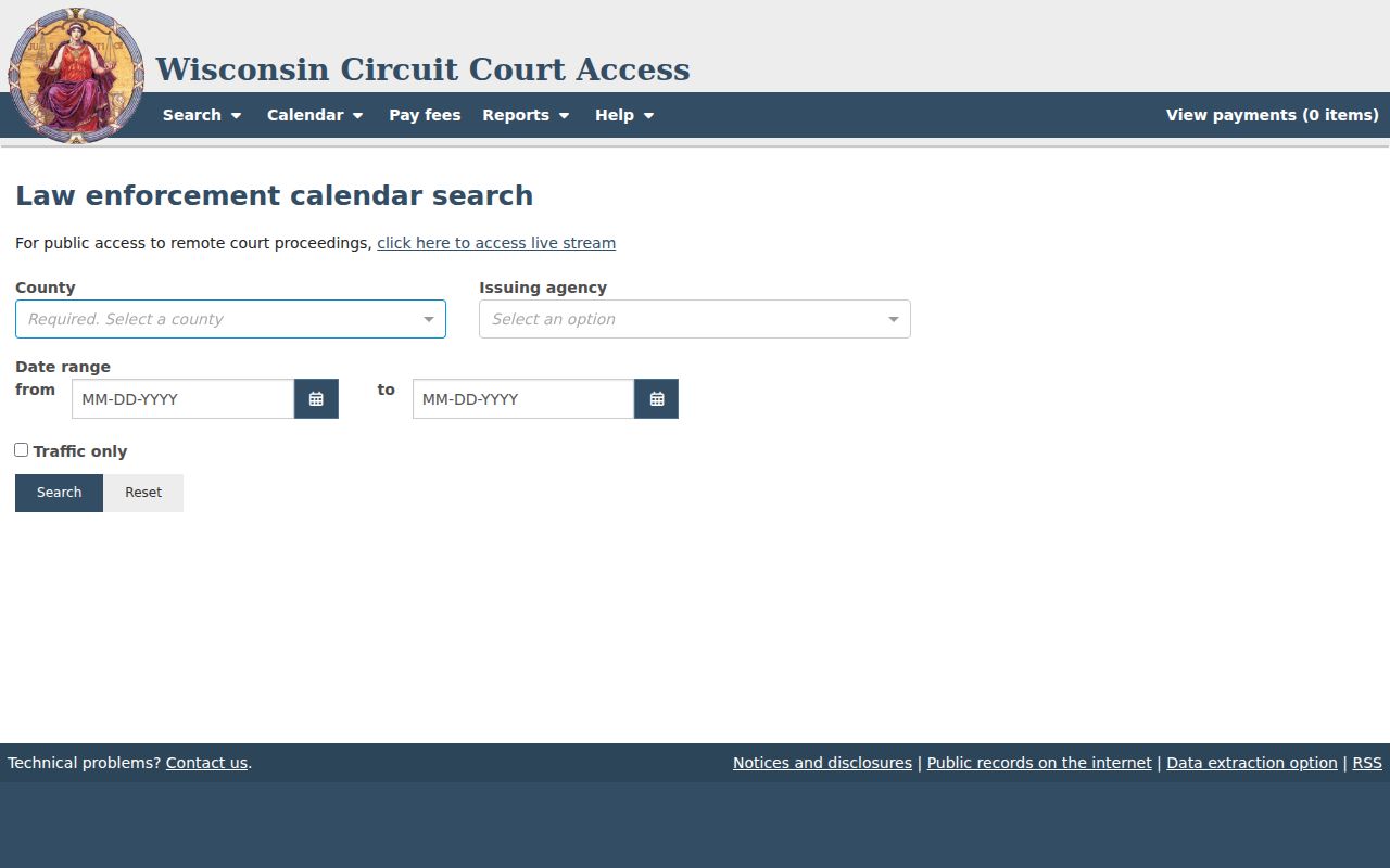 Burnett County court dates agency calendar