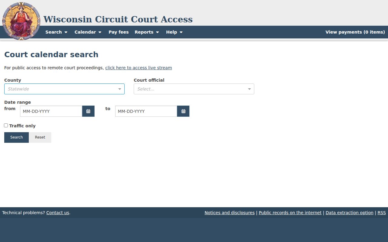 Burnett County court dates official calendar